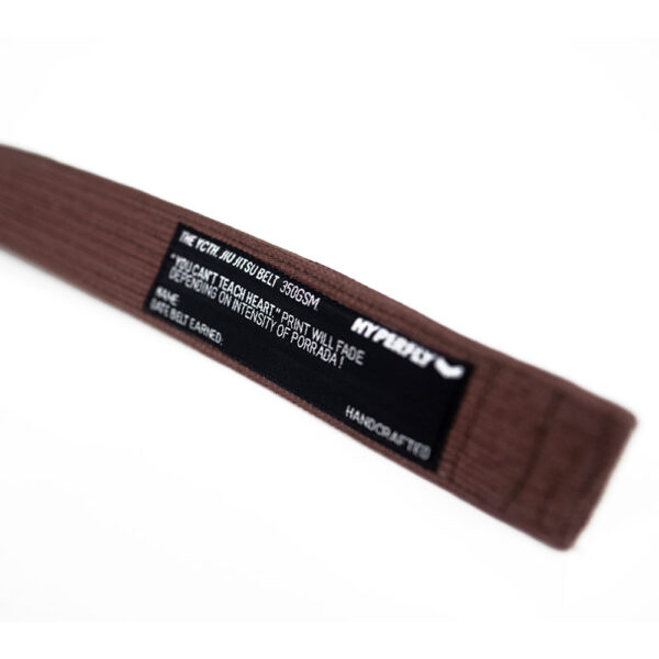 hyperfly bjj belt ycth v2 brown 2