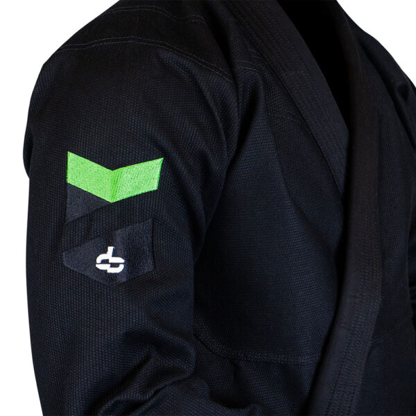 hyperfly bjj gi hyperlyte 3.5 black green 4