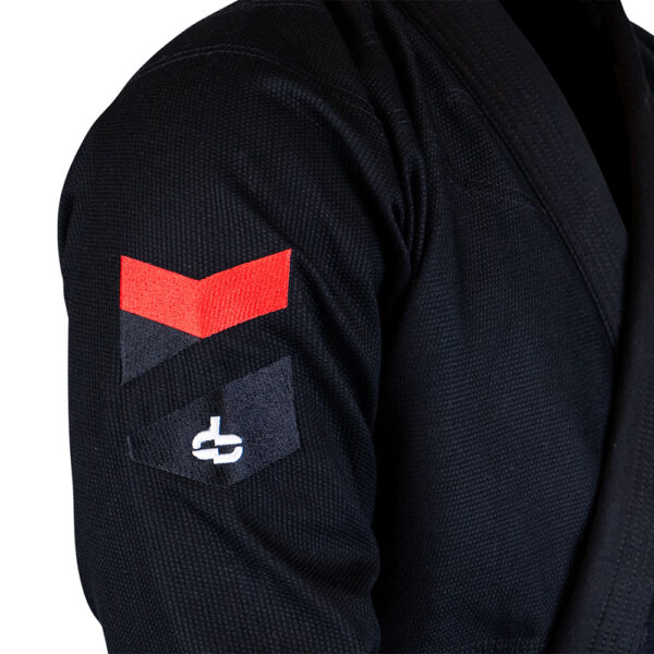 hyperfly bjj gi hyperlyte 3.5 black red 2