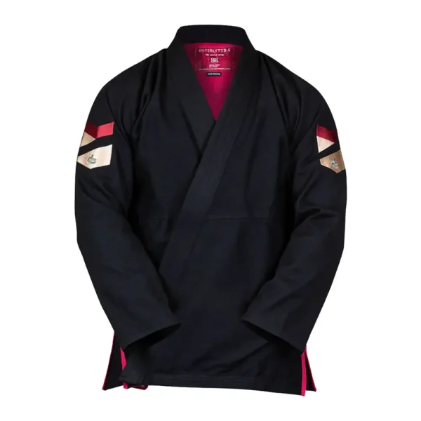 hyperfly bjj gi hyperlyte 3.5 black:merlot 1