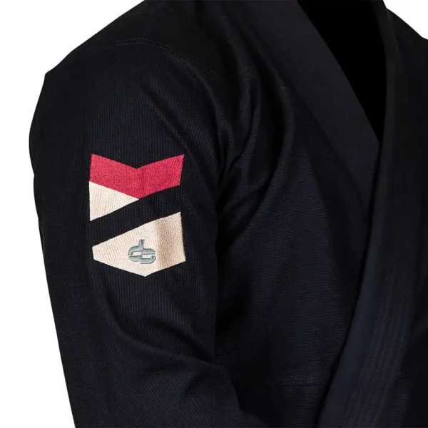hyperfly bjj gi hyperlyte 3.5 black:merlot 2
