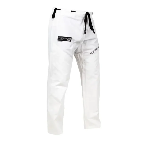 hyperfly bjj gi hyperlyte 3.5 white:black 5