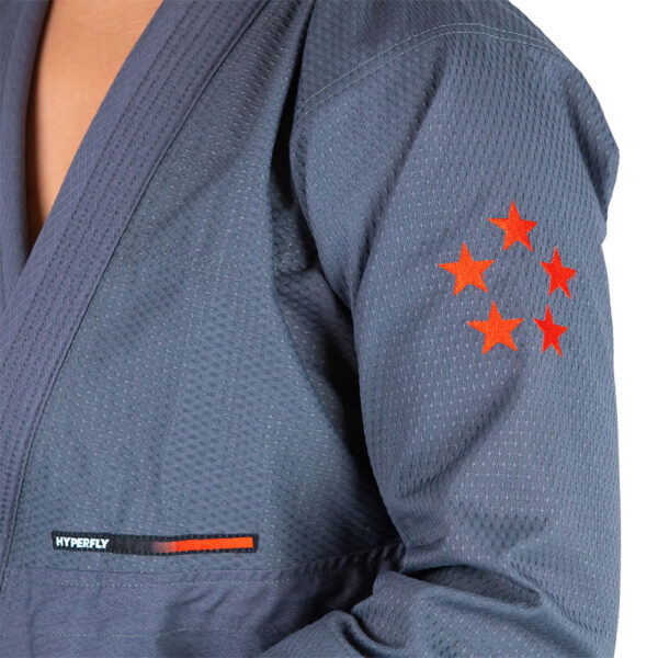 hyperfly bjj gi starlyte x grey infrared 4