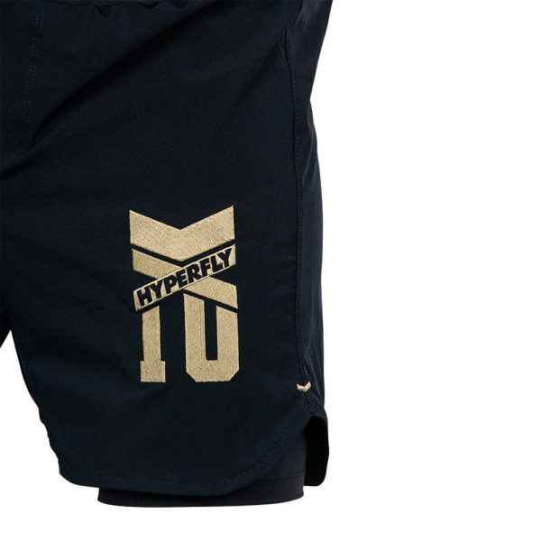Hyperfly Grappling Shorts Icon black gold 7