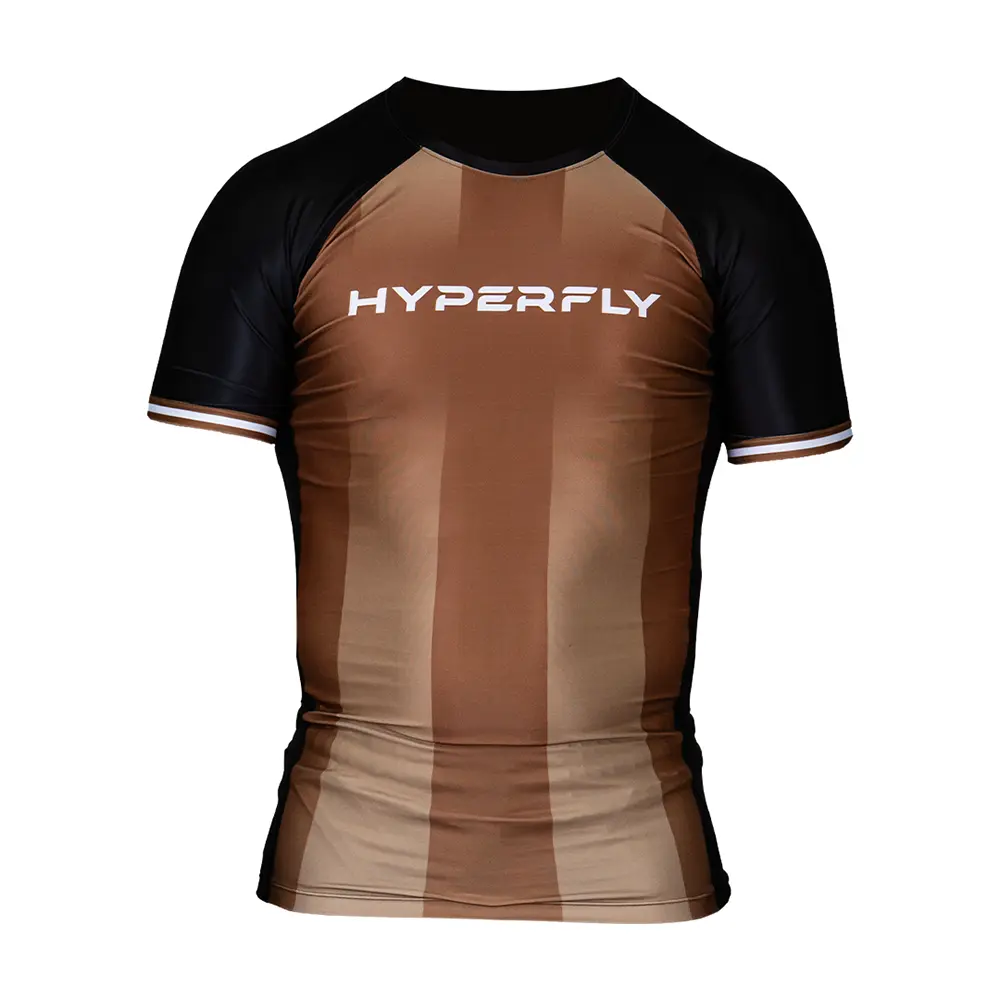 hyperfly rashguard ranked core brown copy